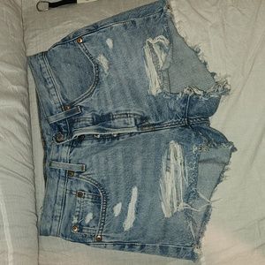 Women's denim shorts